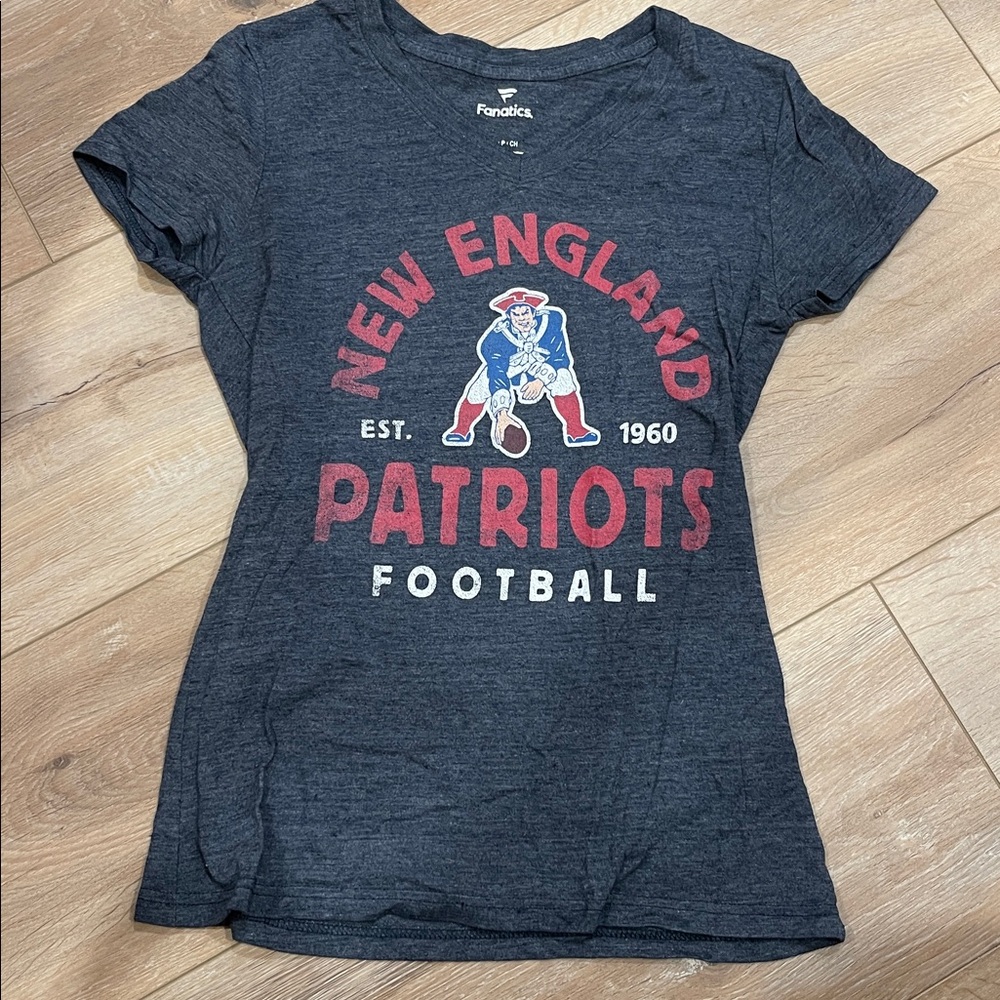 Fanatics Navy New England Patriots Tee